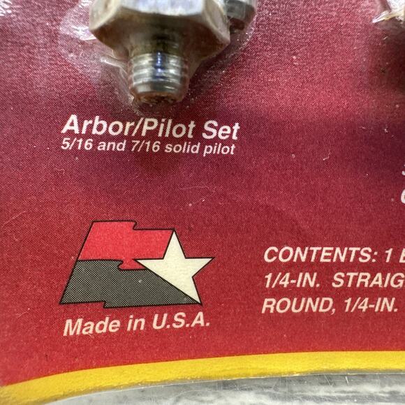 Vntg Craftsman 4 Pc Router Bit Starter Set # 929021 Made USA High Speed Steel - Picture 8 of 14